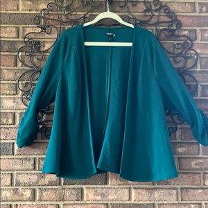 Emerald green blazer